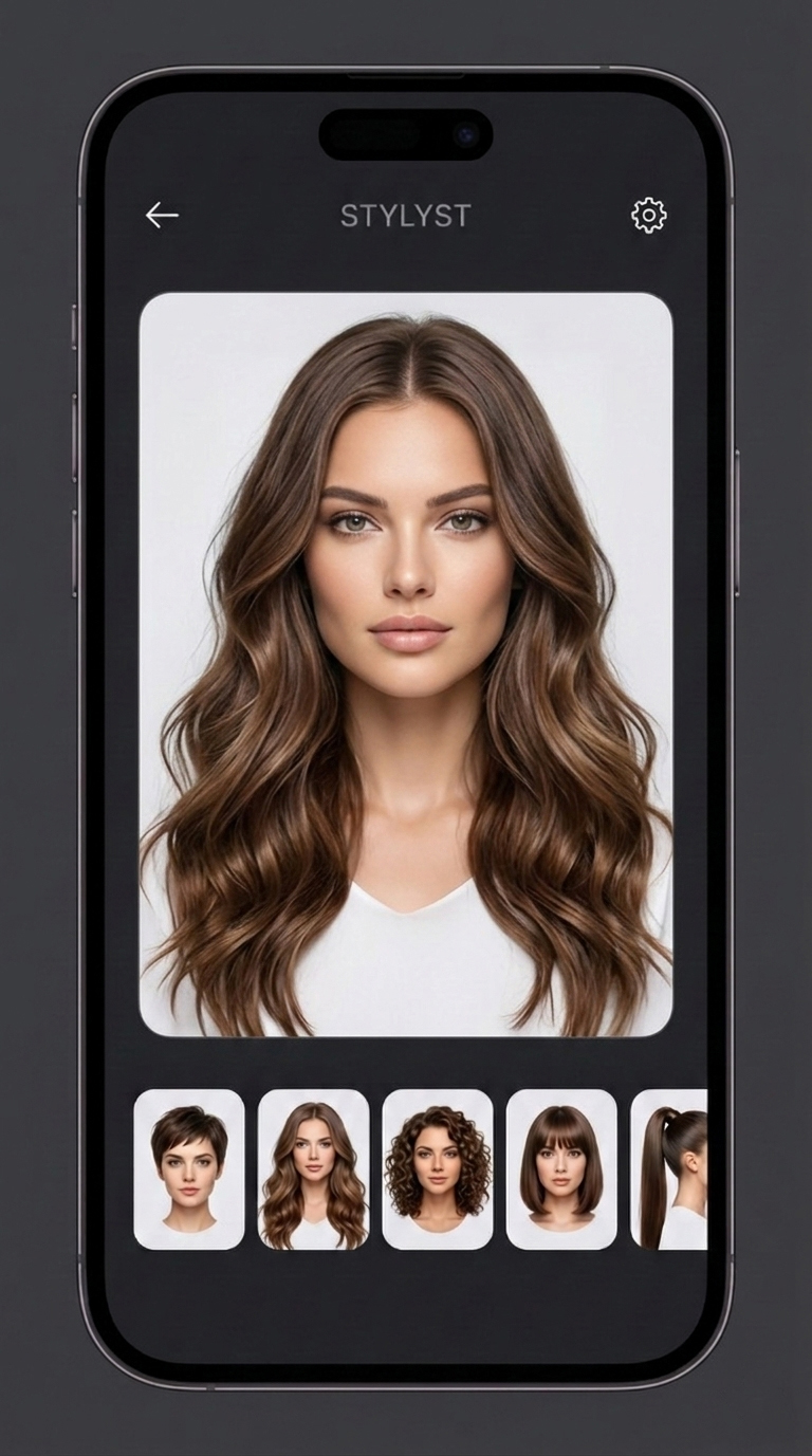 Female hairstyle result waves